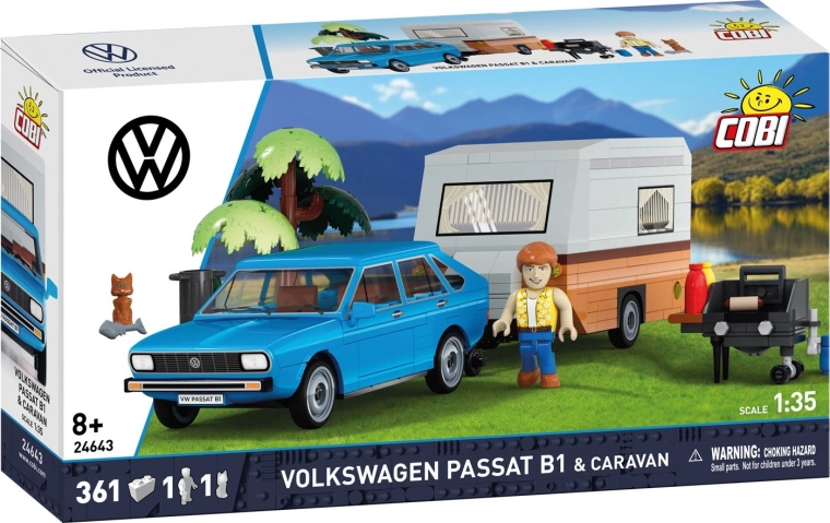 Cobi Volkswagen Passat b1 με τροχόσπιτο 1:35 (361 κομμάτια)