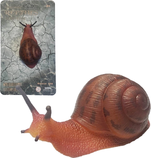 Ρεαλιστικό μοντέλο σαλιγκαριού κήπου (13 cm)