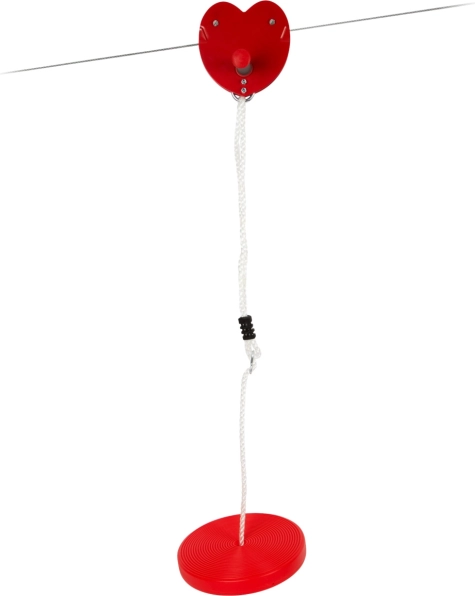 Τροχαλιοδρόμος (zipline) με δισκοειδή κούνια small foot 25 m