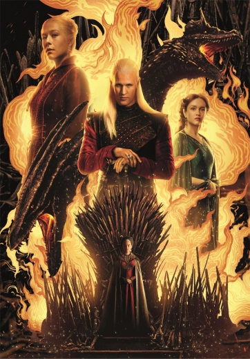 Παζλ CLEMENTONI Game of Thrones: House of the Dragon 500 κομμάτια