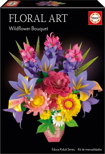 Educa 3D παζλ Floral Art – αγριολούλουδα μπουκέτο