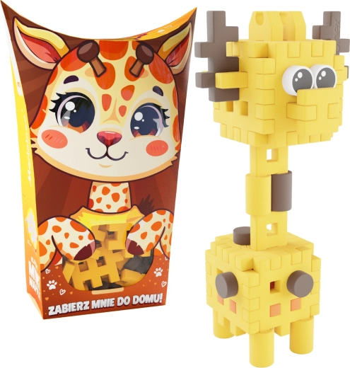 Κατασκευαστικό σετ Mini Waffle Pocket Pets – Καμηλοπάρδαλη