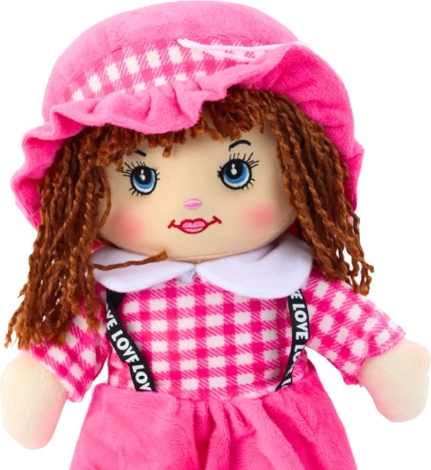 Χαριτωμένο σύνολο σε ροζ καρό