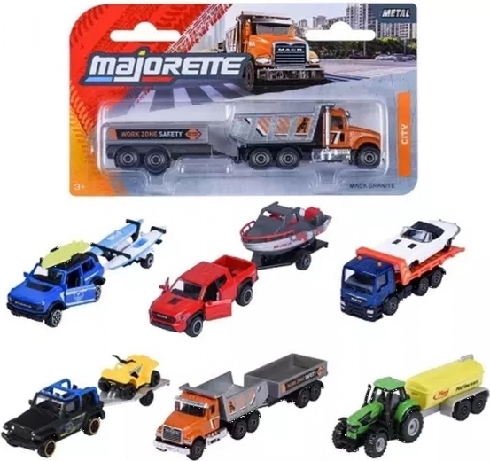 Majorette αστικά οχήματα με ρυμουλκούμενα 1:64