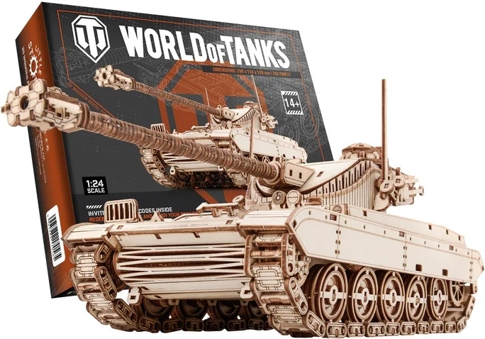 Little Story 3D ξύλινο μοντέλο συναρμολόγησης World of Tanks AMX 13 105