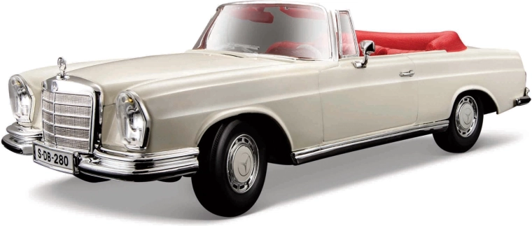 Maisto Mercedes-Benz 280SE cabrio κρεμ μοντέλο 1:18