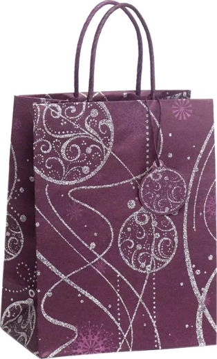 Argus χριστουγεννιάτικη τσάντα δώρου DeLuxe Eco Friendly 18 x 23 cm - 1 τεμ.
