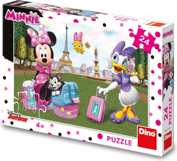 Παζλ Minnie και Daisy στο Παρίσι 24 κομμάτια