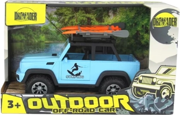 Jeep Dromader με σανίδα του σερφ με μπαταρίες