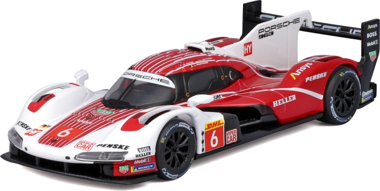 Bburago 1:43 Porsche 963 αρ. 6 – συλλεκτικό μοντέλο σε κουτί δώρου