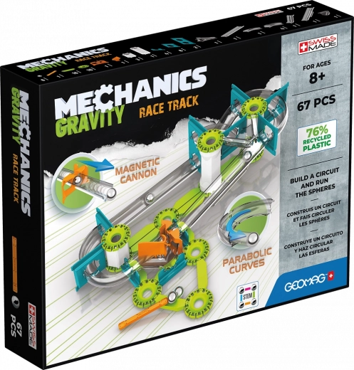 Μαγνητικό σετ κατασκευών GEOMAG Mechanics Gravity, 67 τεμάχια