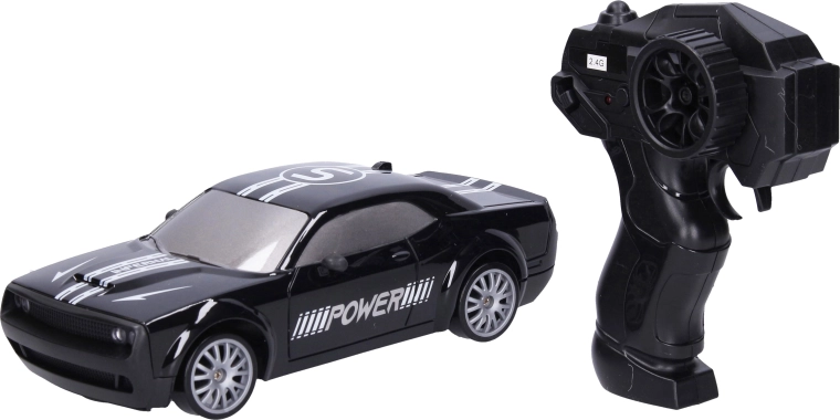 Μαύρο τηλεκατευθυνόμενο αυτοκίνητο RC για drift