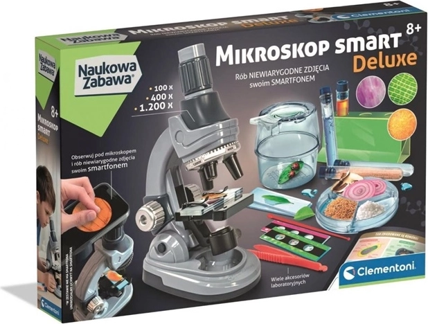 Clementoni Naukowa zabawa μικροσκόπιο Smart deluxe