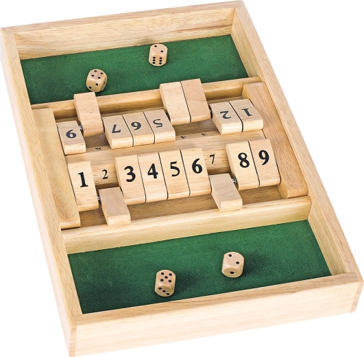 Double shut the box – ξύλινο παιχνίδι με ζάρια