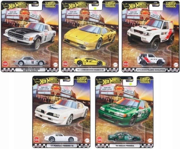 Hot Wheels Premium Boulevard – μεταλλικά συλλεκτικά μοντέλα 1:64 με ελαστικά Real Riders