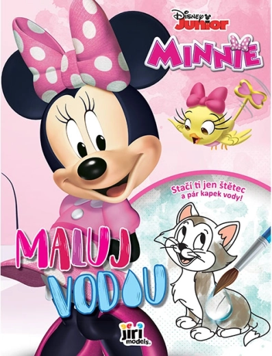 Ζωγράφισε με νερό A4 Minnie