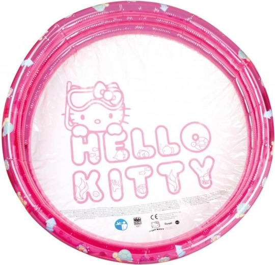 Φουσκωτή πισίνα Hello Kitty με 3 δαχτυλίδια, ροζ