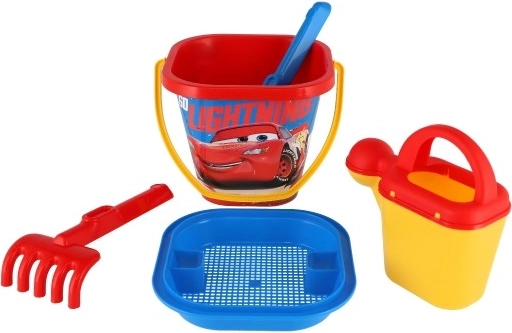 Τετράγωνο κουβαδάκι με θέμα Disney Cars