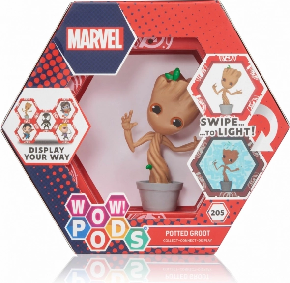 Wow Pod Marvel Groot γλαστράκι με αισθητήρα φωτός