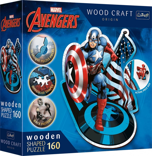 Ξύλινο παζλ MARVEL Heroes 160 κομμάτια