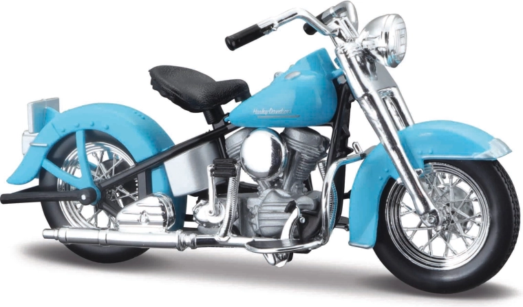 Maisto Harley-Davidson 1953 FL Hydra Glide 1:18 ανοιχτό μπλε