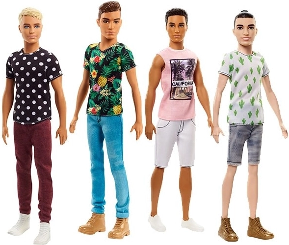 Barbie Fashionistas Ken με μπλε μπλουζάκι με κάκτους