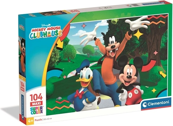 Clementoni παζλ SuperColor Mickey Mouse 104 κομμάτια maxi