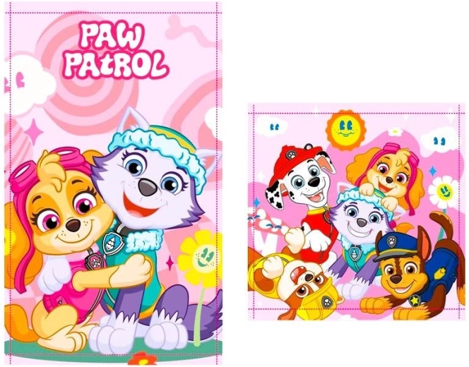 Σετ πετσετών Paw Patrol (ροζ)