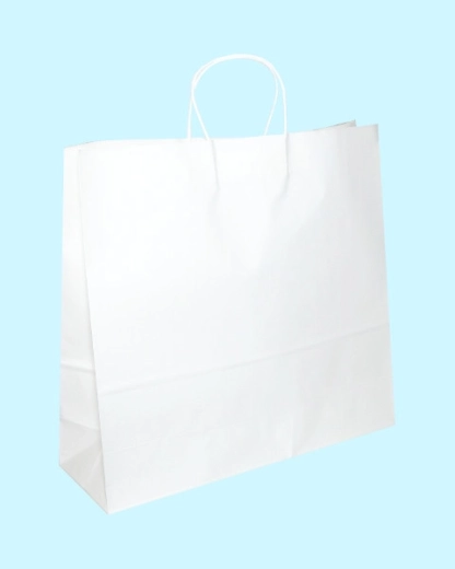 Λευκή τσάντα δώρου 41 × 40 × 14 cm