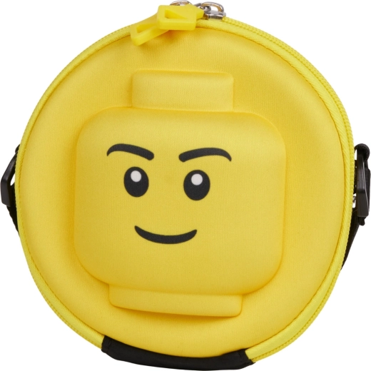 Κυκλική 3D τσάντα χιαστί Lego minifigures heads