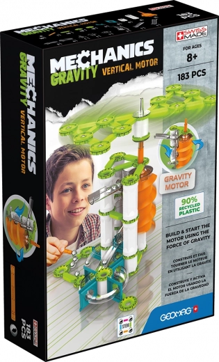 Geomag Mechanics Gravity RE κάθετος κινητήρας – μαγνητικό σετ κατασκευών 183 τεμαχίων