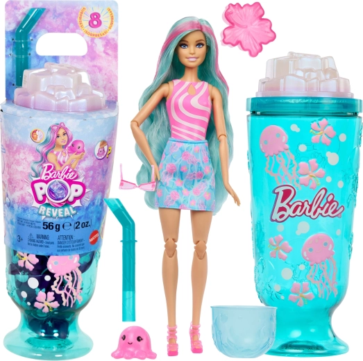 Barbie Pop Reveal Υποβρύχιος Κόσμος – κούκλα με 8 εκπλήξεις