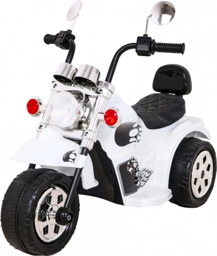 Ηλεκτρική παιδική μοτοσικλέτα Hot Chopper – Λευκή