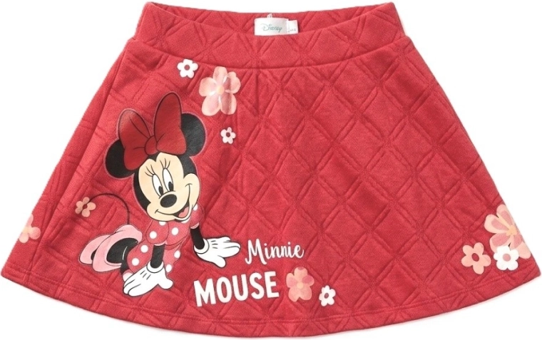 Παιδική φούστα Minnie σε βαθυκόκκινο χρώμα