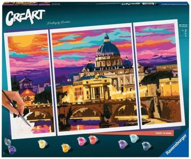 Ravensburger CreArt πανόραμα – Ρώμη ζωγραφική με αριθμούς