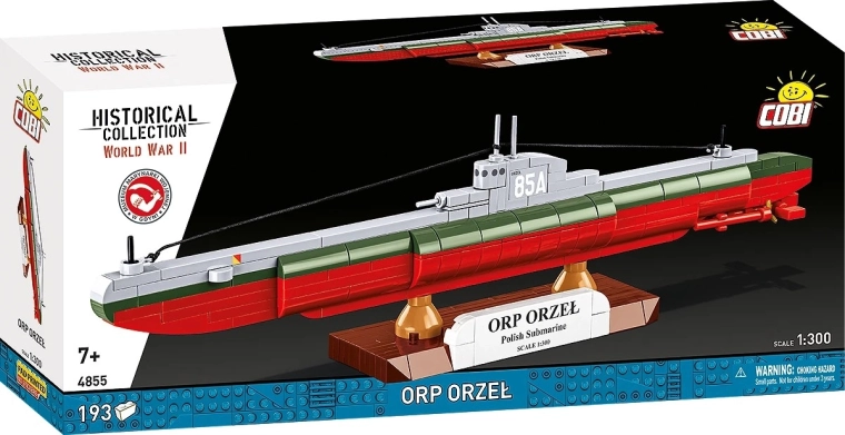 Κατασκευαστικό σετ υποβρυχίου ORP ORZEŁ 1:300 – 193 κομμάτια