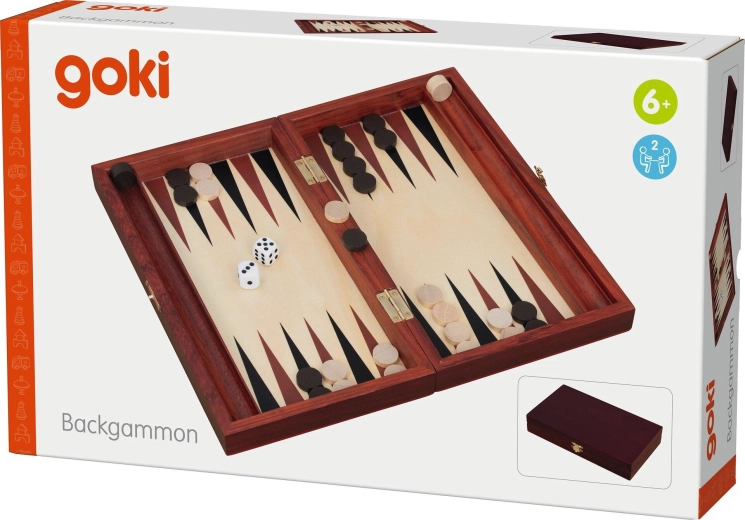 Κλασικό backgammon σε ξύλινη έκδοση
