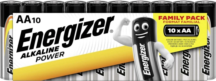 Αλκαλικές μπαταρίες Energizer AA LR6 Family Pack 10 τεμ.