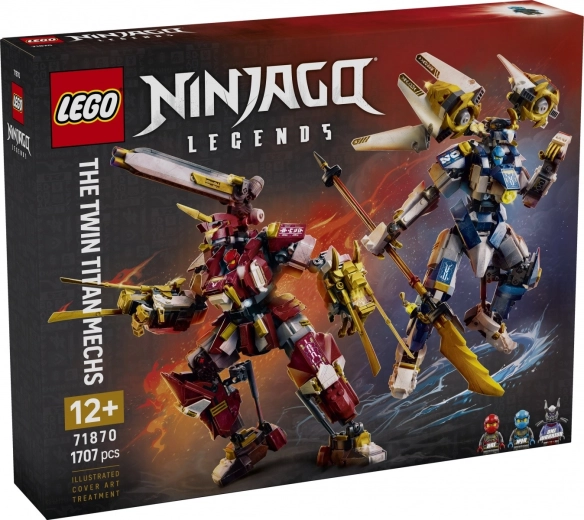 LEGO NINJAGO Legends Θρυλικό Δίδυμο Τιτάνιων Mech (κοντινής μάχης)