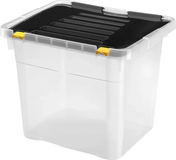 Πλαστικό κουτί αποθήκευσης με καπάκι HEIDRUN One 36 l