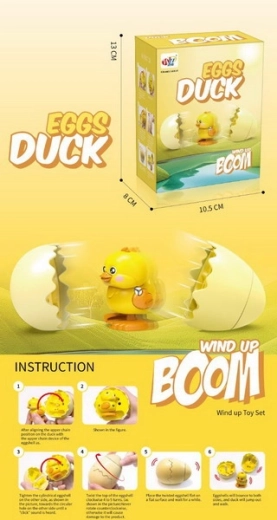 Κουρδιστό κοτοπουλάκι σε αυγουλάκι 9,5 cm