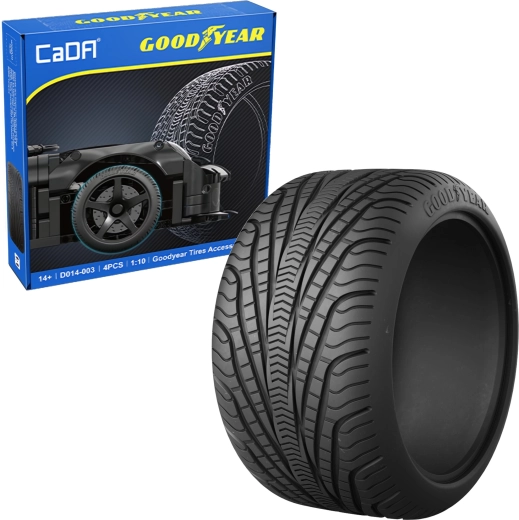 Κάθε σετ αδειοδοτημένων ελαστικών GOODYEAR 1:10 για RC και στατικά μοντέλα, 4 τεμ.