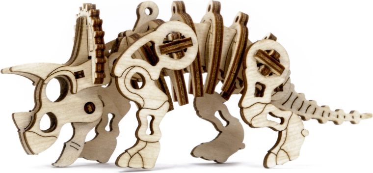 Ξύλινο 3D παζλ WOODEN CITY Triceratops