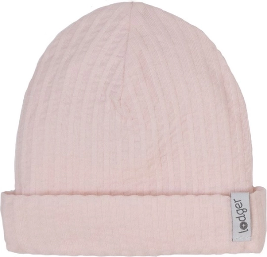 Βαμβακερό σκουφάκι Lodger Beanie Seersucker tan 0–6 μηνών
