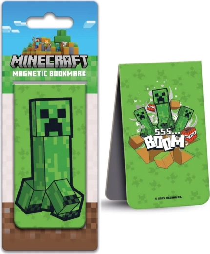 Minecraft μαγνητικός σελιδοδείκτης creeper - 1 τεμάχιο