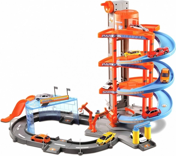 Λειτουργικός ανελκυστήρας και πολυώροφο πάρκινγκ