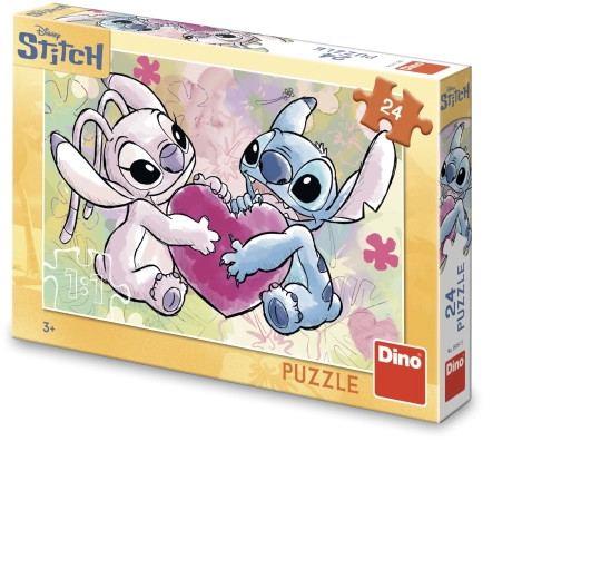 Παζλ Dino Stitch Love Story, 24 κομμάτια