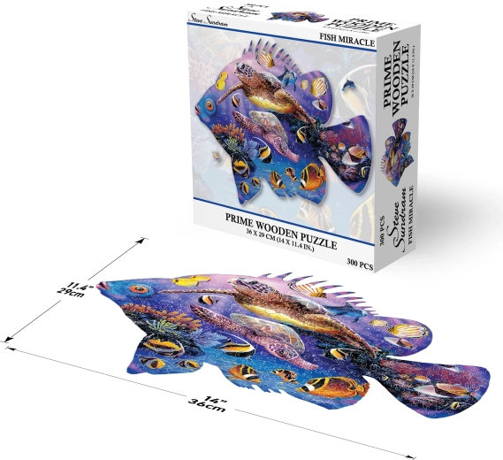 Prime 3D ξύλινο παζλ Θαύμα του Βυθού 300 κομμάτια