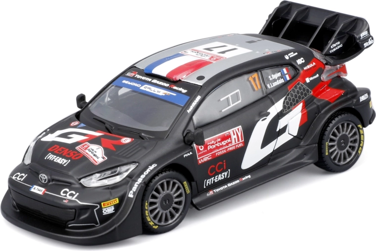 Μεταλλικό μοντέλο Bburago 1:43 Toyota GR Yaris Rally1 Hybrid Ogier σε δωροκουτί