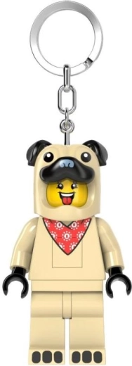 Μπρελόκ LEGO με μπουλντόγκ (pug) – μίνι φιγούρα